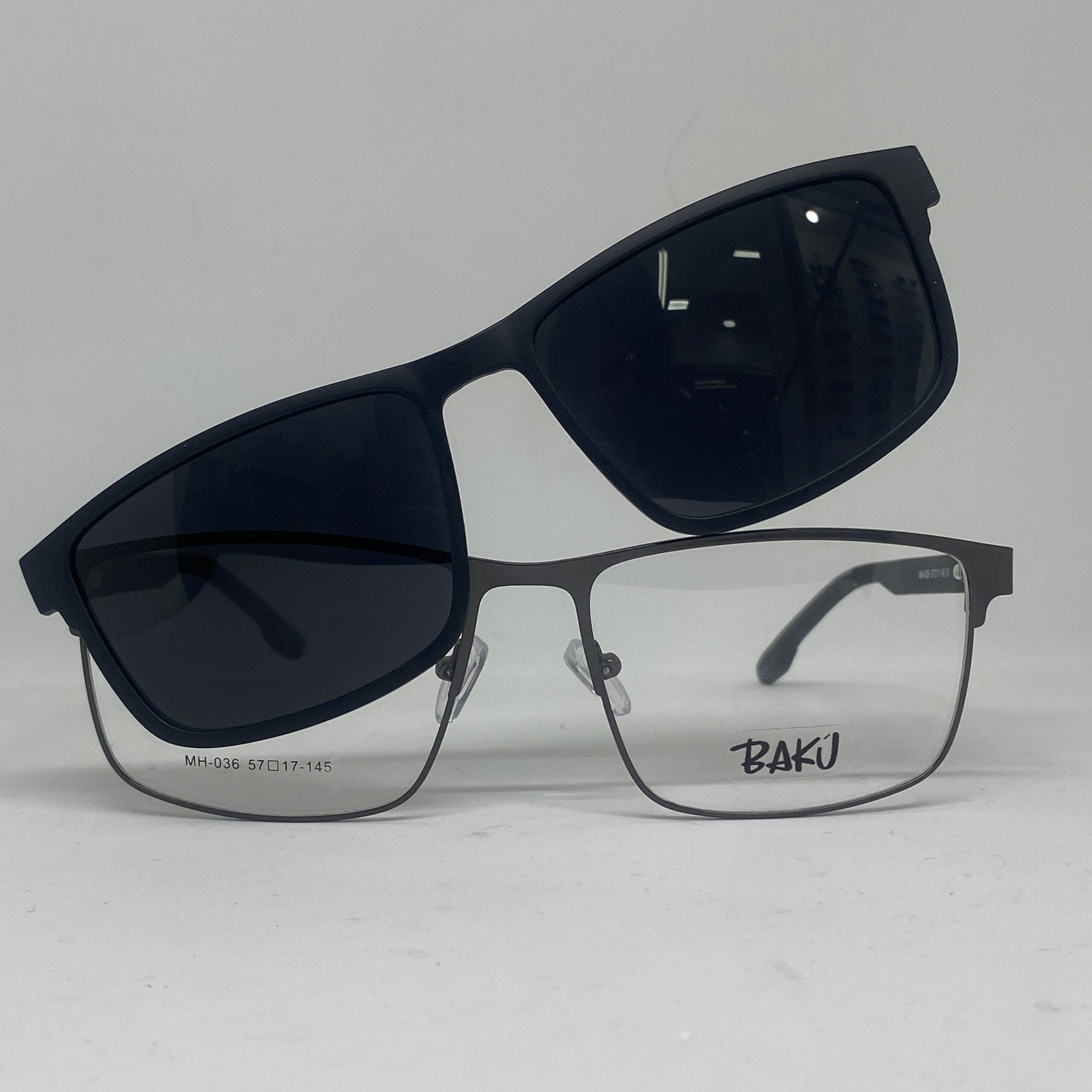 Armazón metálico con Clip-On Solar Polarizado